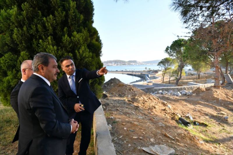 Vali Şıldak Ayvalık’ta temaslarda bulundu  