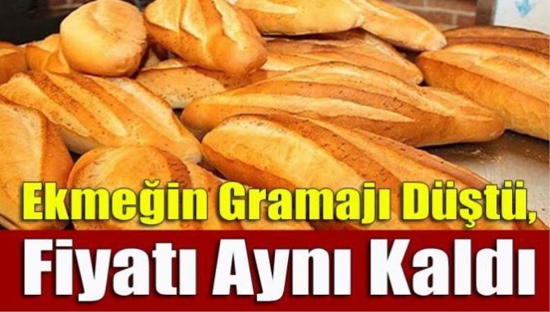 Zam yerine ekmeğin gramajı düşürüldü  