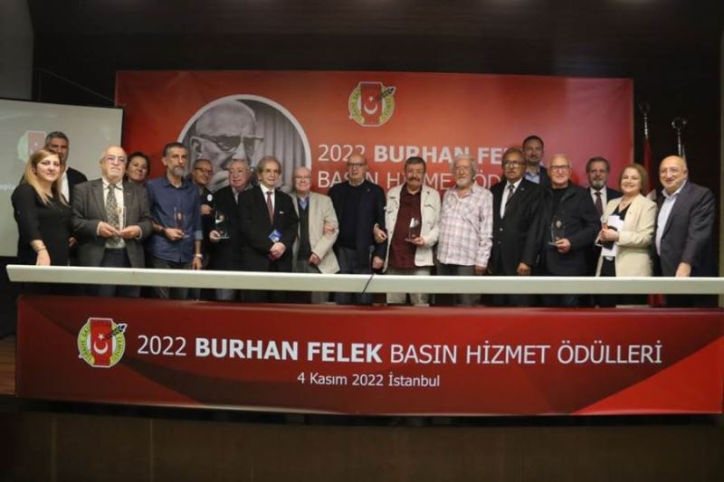 Burhan Felek Basın Hizmet ödülleri verildi