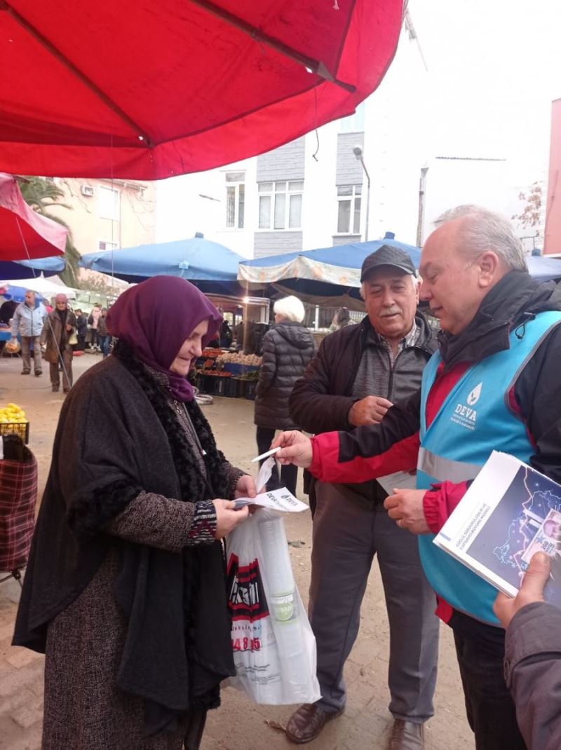 Erdek’te ‘mavi yelekliler’den saha çalışması 