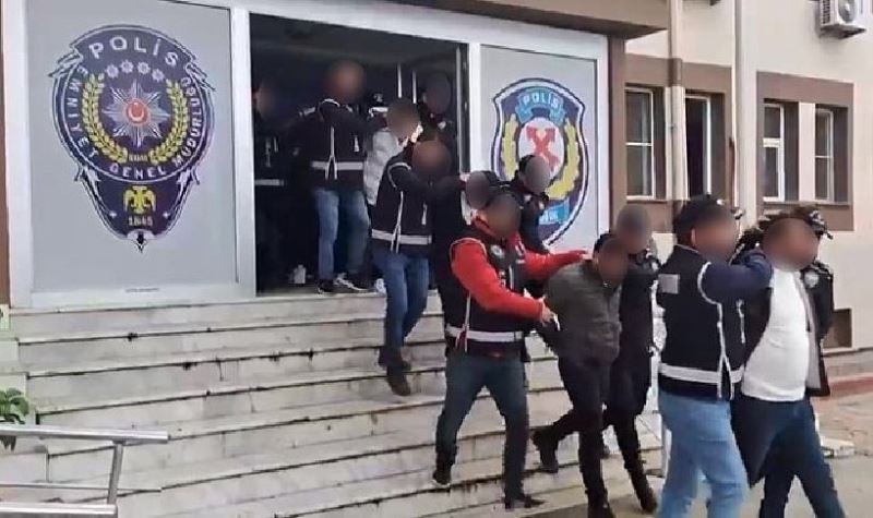 Edremit polisinden organize suç örgütüne ek operasyon: 7 gözaltı 