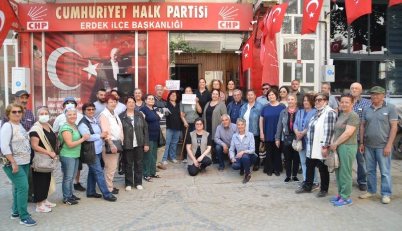 Erdek CHP’den Kaftancıoğlu’na destek açıklaması yapıldı 