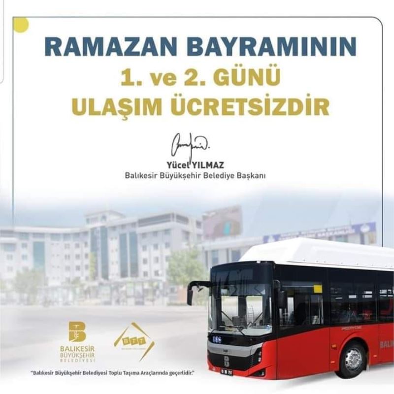 BBB araçlarında bayramda ücretsiz ulaşım