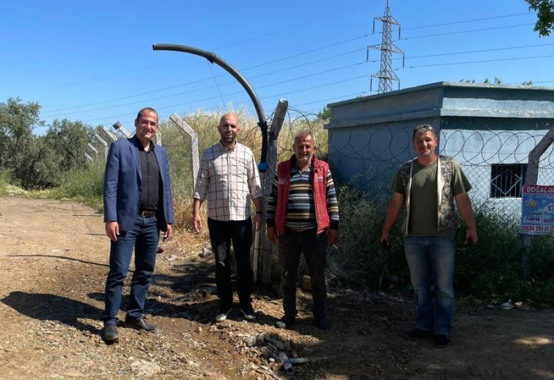 Erdek’te tarım da kullanılan su hatları onarıldı 