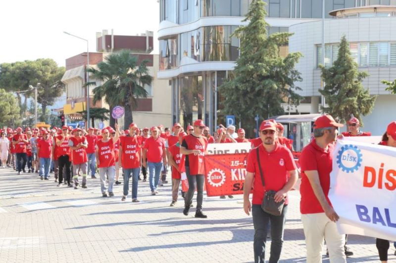 İşçiler Burhaniye’den ‘Artık Yeter’ diyerek haykırdı 