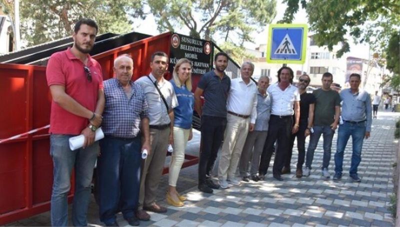 Mobil hayvan yıkama aracı hizmete hazır 