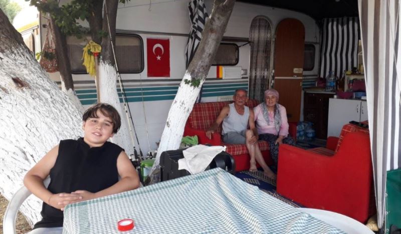 Erdek “Karavan Köy”de hayat çok rahat 