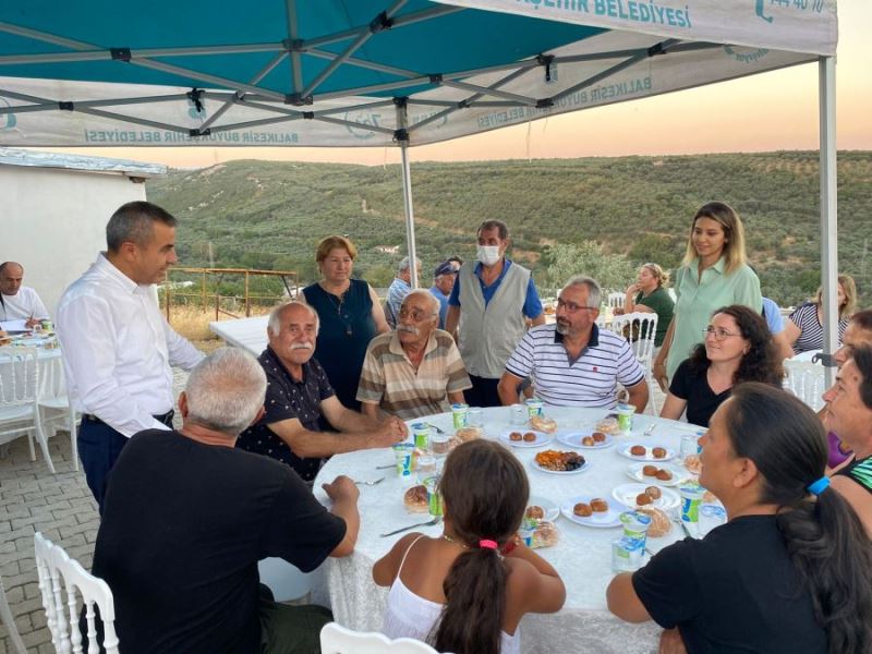 Erdek Kaymakamı Atasoy, alevi vatandaşlarla iftar yemeğinde 