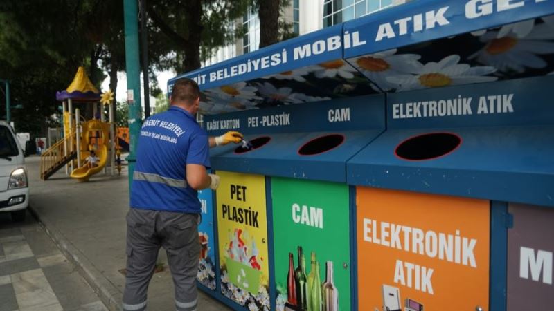 Edremit’te “Mobil Atık Getirme Noktaları” konuşlandırıldı 