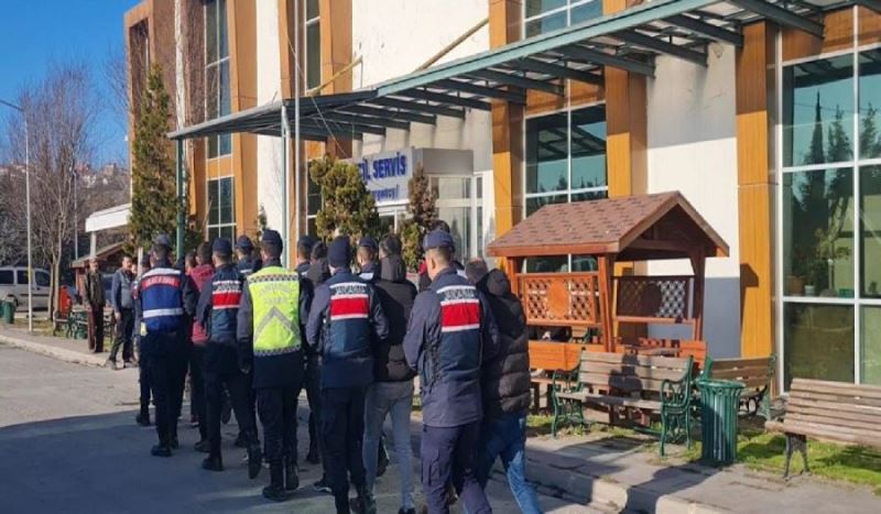 Jandarmadan uyuşturucu ve organize suç operasyonu: 45 gözaltı