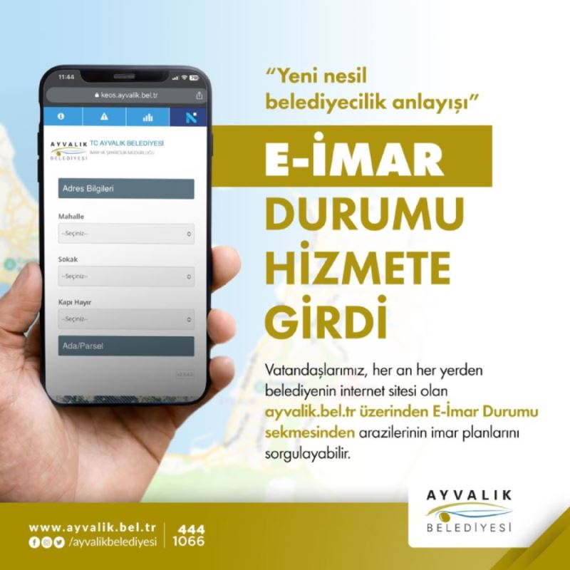 Ayvalık Belediyesi e-imar programını uygulamaya geçirdi 