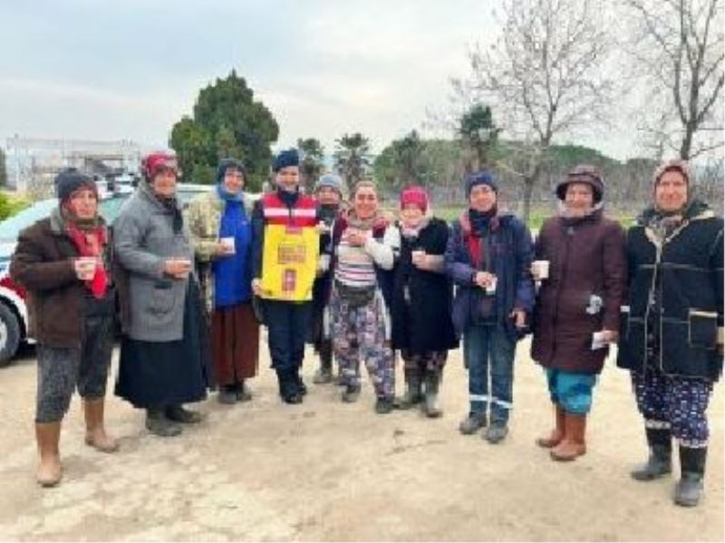 Gönen’de kadın çiftçilere KADES eğitimi verildi 