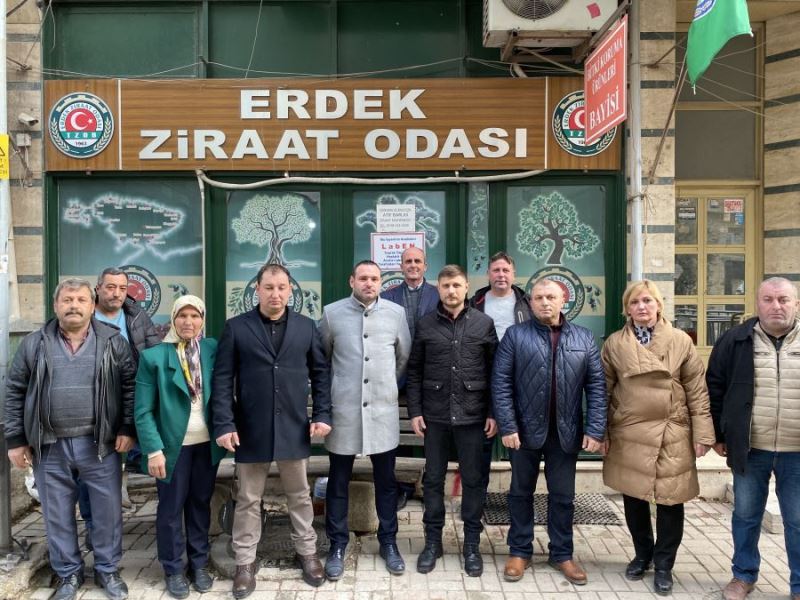 Erdek Ziraat Odasında Saçıl dönemi  