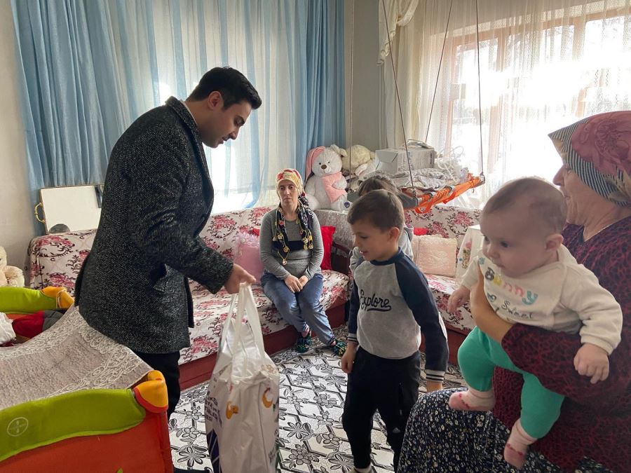 Kaymakam Çelik’ten “Hoş geldin bebek” ziyareti 