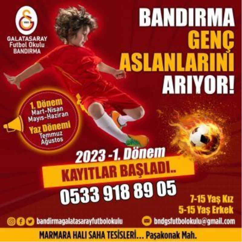 Galatasaray Futbol Okulu kayıtları sürüyor