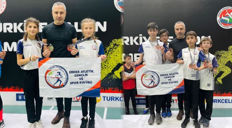 Erdekli sporcular başarıya doymuyor