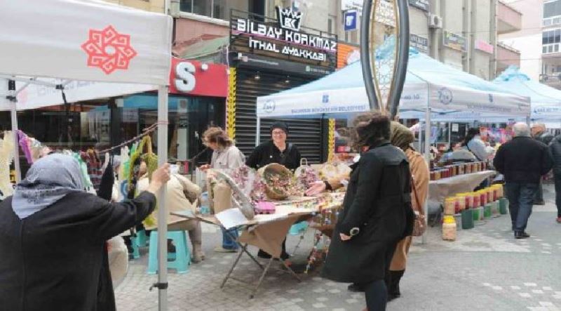 Üretici Kadınlar Pazarı yoğun ilgi gördü 