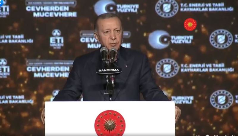 Erdoğan, Bandırma’da bor karbür üretim tesisini açtı