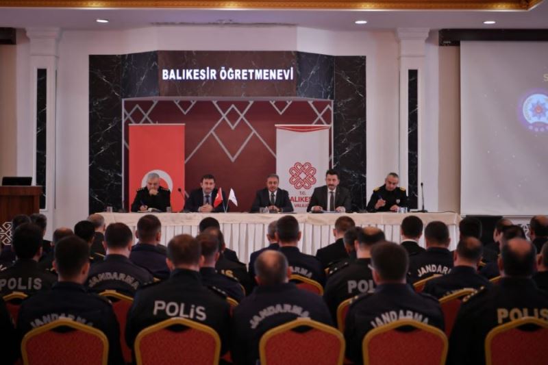 Balıkesir’de seçim öncesi  güvenlik tedbirleri alındı 