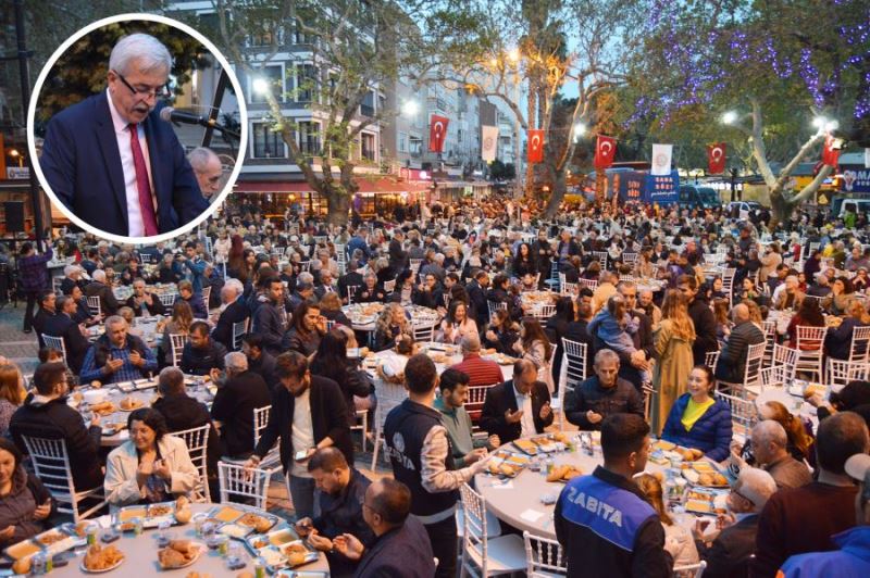 Erdek Belediyesi’nin iftarına yoğun katılım  