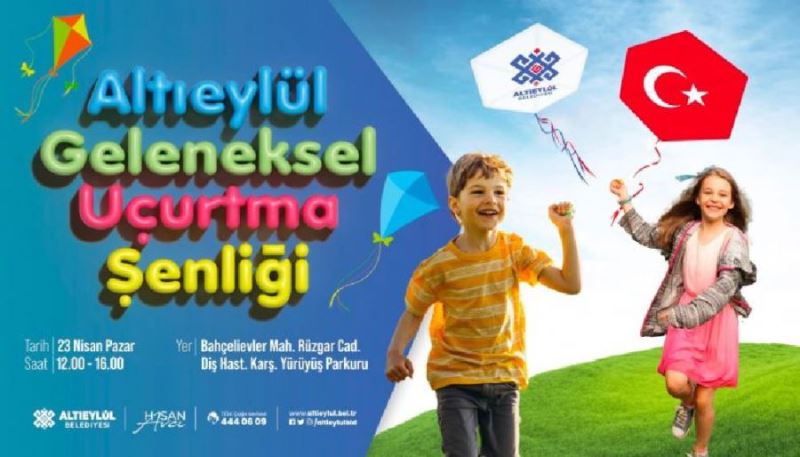 Altıeylül Belediyesi’nden çocuklara 23 Nisan hediyesi 