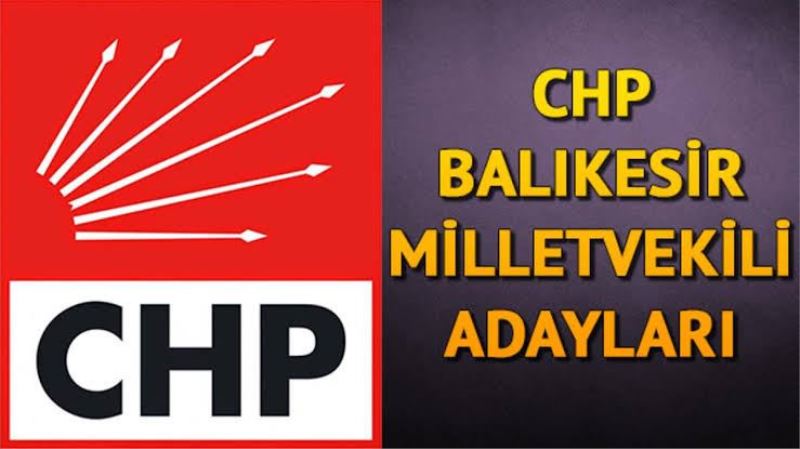 CHP’nin listesi belli oldu