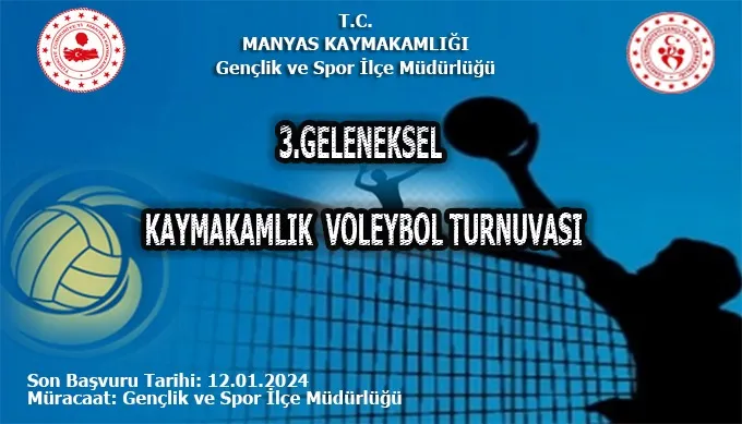 3. Geleneksel Voleybol Turnuvası Kayıtları Başladı