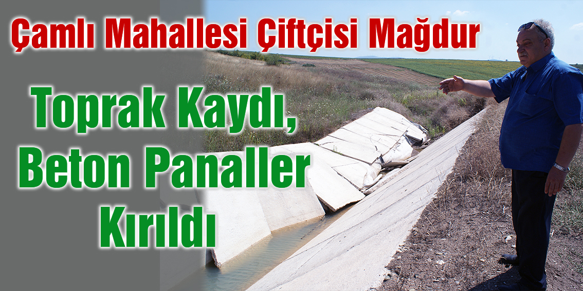 Toprak Kaydı, Beton Panaller Kırıldı 