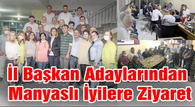 İYİ Parti İl Başkan adaylarından Manyas’lı İYİ’lere ziyaret