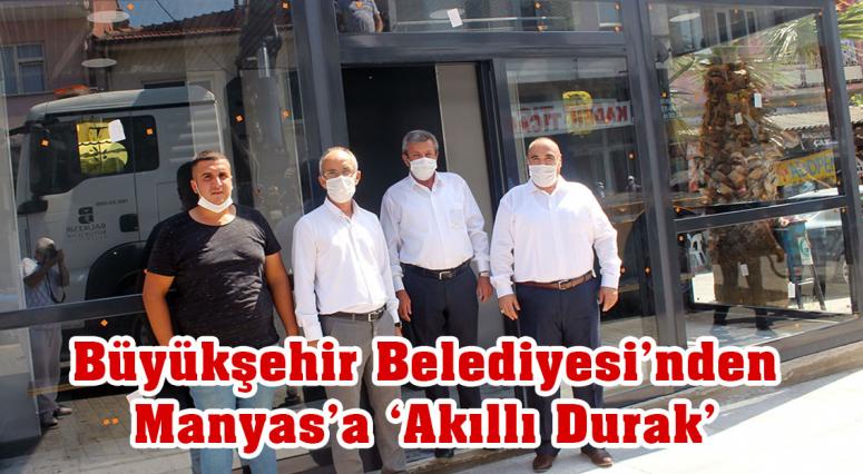 Büyükşehir Belediyesi’nden Manyas’a ‘Akıllı Durak’ 