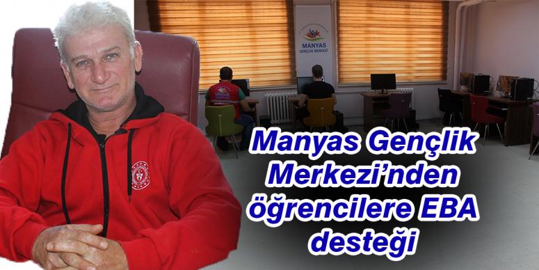 Manyas Gençlik Merkezi’nden öğrencilere EBA desteği 