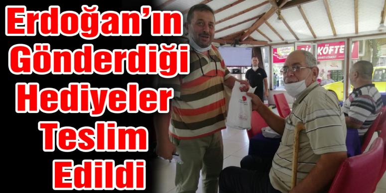 Erdoğan’ın gönderdiği hediyeler teslim edildi