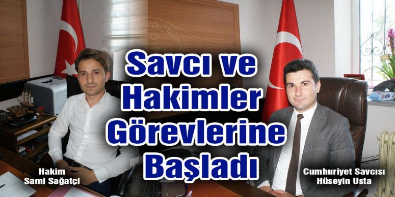 İlçemize Atanan  Savcı ve Hakimler Görevlerine Başladı