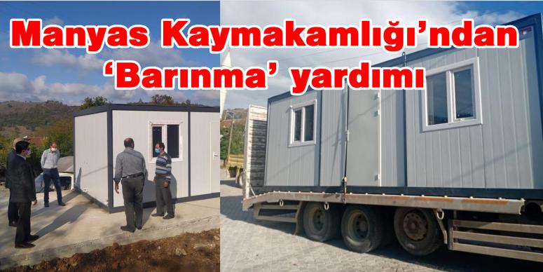 Manyas Kaymakamlığı’ndan ‘Barınma’ yardımı 